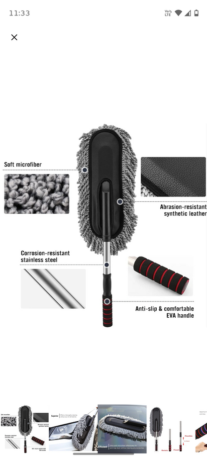 ✨ Super Quality Microfiber Car Duster 🚗
Ultra Soft • Scratch Free • Premium Finish 💯