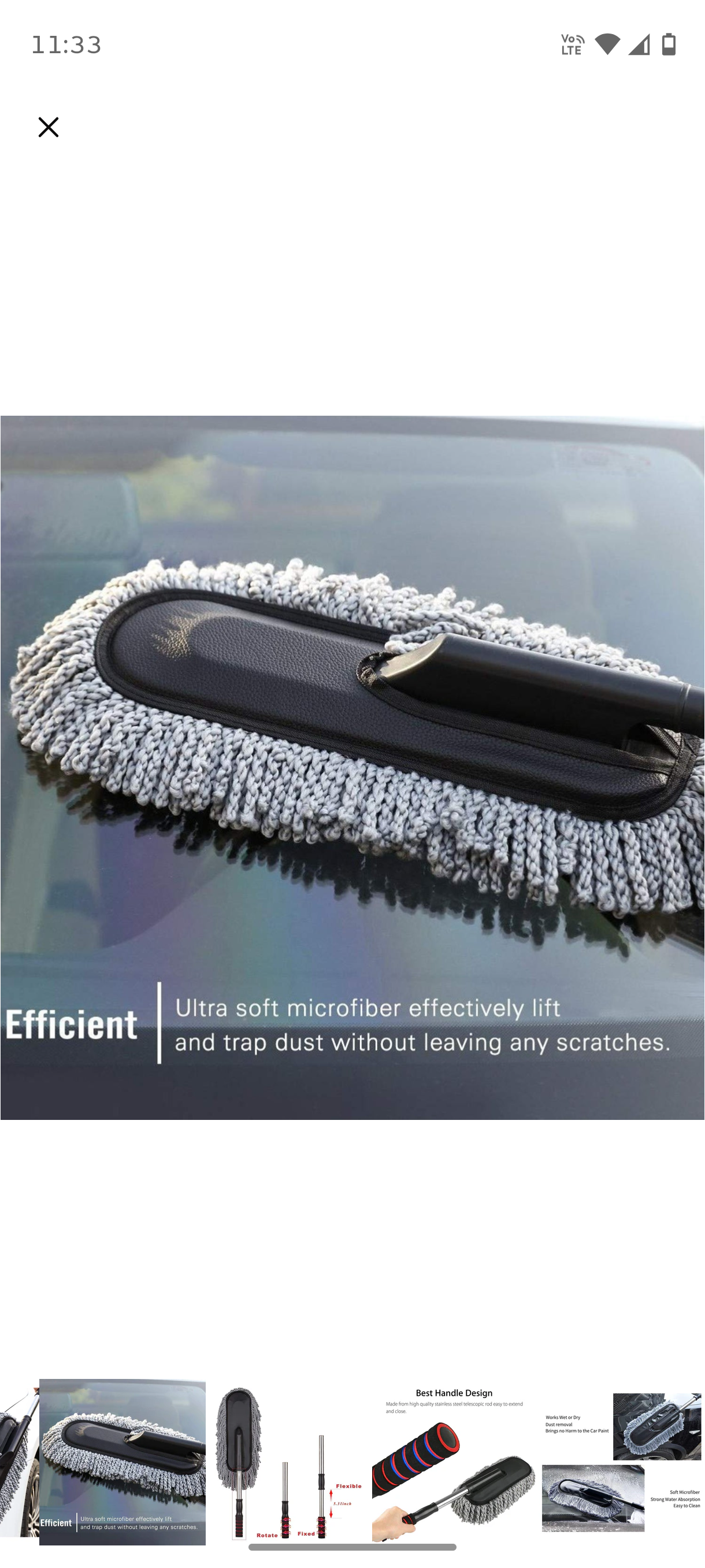 ✨ Super Quality Microfiber Car Duster 🚗
Ultra Soft • Scratch Free • Premium Finish 💯
