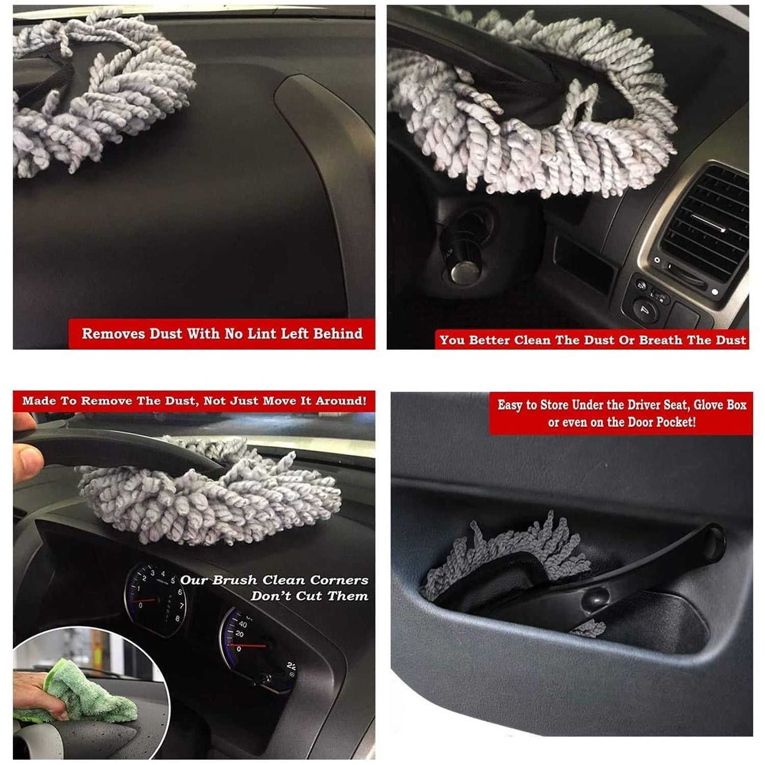 4098 Car Wash Cleaning Brush Microfiber Dusting Tool Duster Dust Mop Home Cleaning For Cleaning And Washing Of Dirty Car Glasses Windows And Exterior.